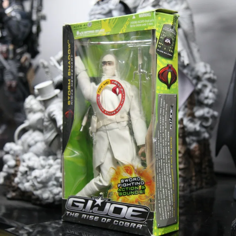 Hasbro G.I.Joe Movie 12" Storm Shadow Articulated Action Figure Cobra Ninja MIB New Collectible Gift