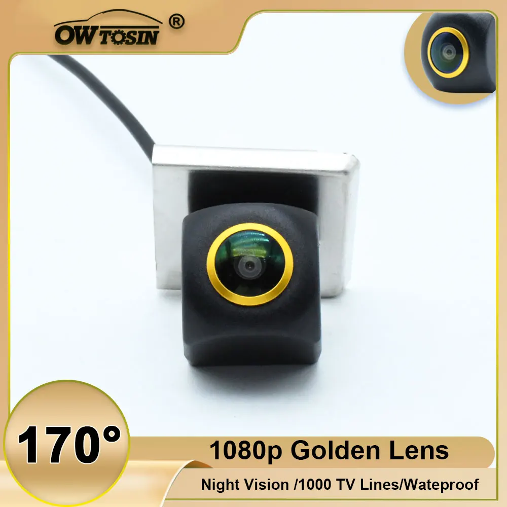 

170 ° Автомобильная камера заднего вида с золотым объективом AHD 1080P для Dacia duster 2013 2014 2015 2016 2017 2018, камера заднего вида