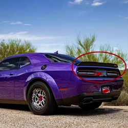 Suitable for Dodge Challenger pressure wing rear trunk lid spoiler fender carbon black sport modified parts 2015-2019