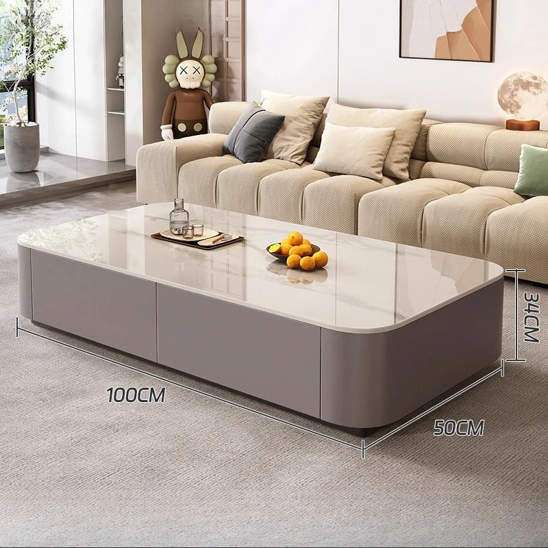 

Metal Wheel Coffee Table Designer Extendable Stainless Steel Minimalist Coffee Table Modern Design Mesa De Centro Furniture Home