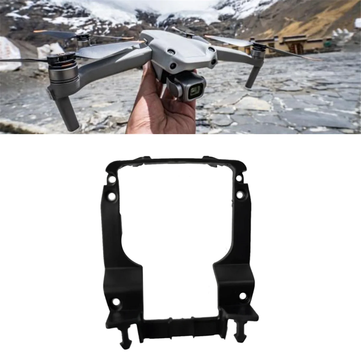 Für dji royal air2/2s kopf stoß dämpfende platte kardanische kamera schock hängende platte halterung wartung