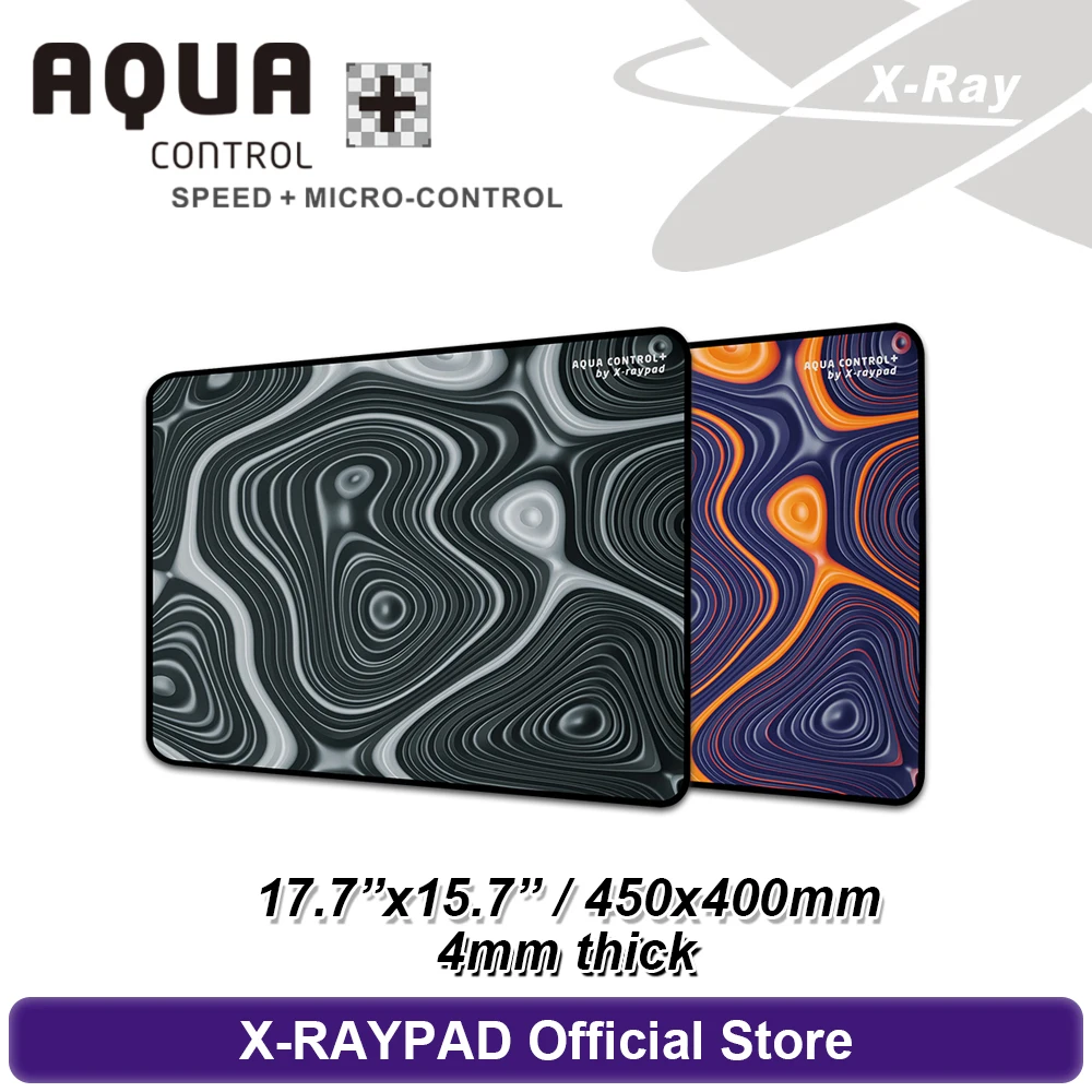 

450x400x4mm X-raypad ROB Strata Aqua Control Plus Gaming Mouse Pads AC+ ROB Strata deskmat