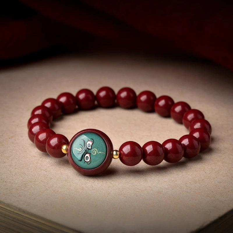 Cinnabar Five-color God of Wealth Bracelet, The Same for Men and Women