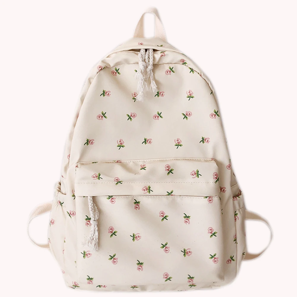 

Casual Floral Prints Women Backpack Girls Bookbags Large Capacity Leisure Backpack Student Baggage Leisure Travel Bag