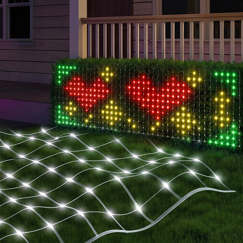 Smart Garden Netting - أضواء شبكية ذكية للخارج 256/1536 مصباح