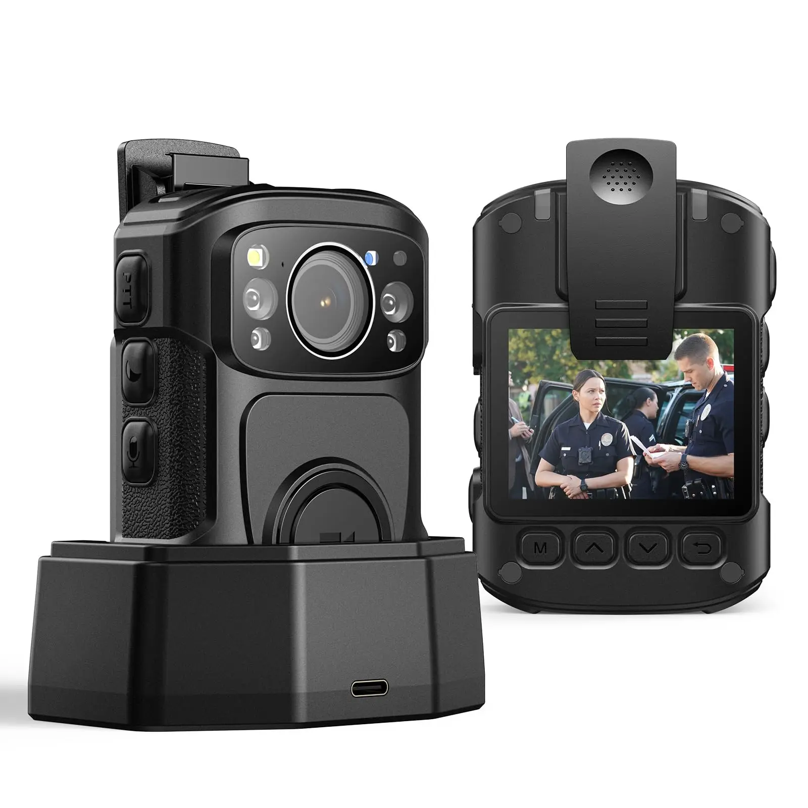 BOBLOV B4K5 4K ボディカム IP68 GPS 警察着用カメラミニ 128/256GB 