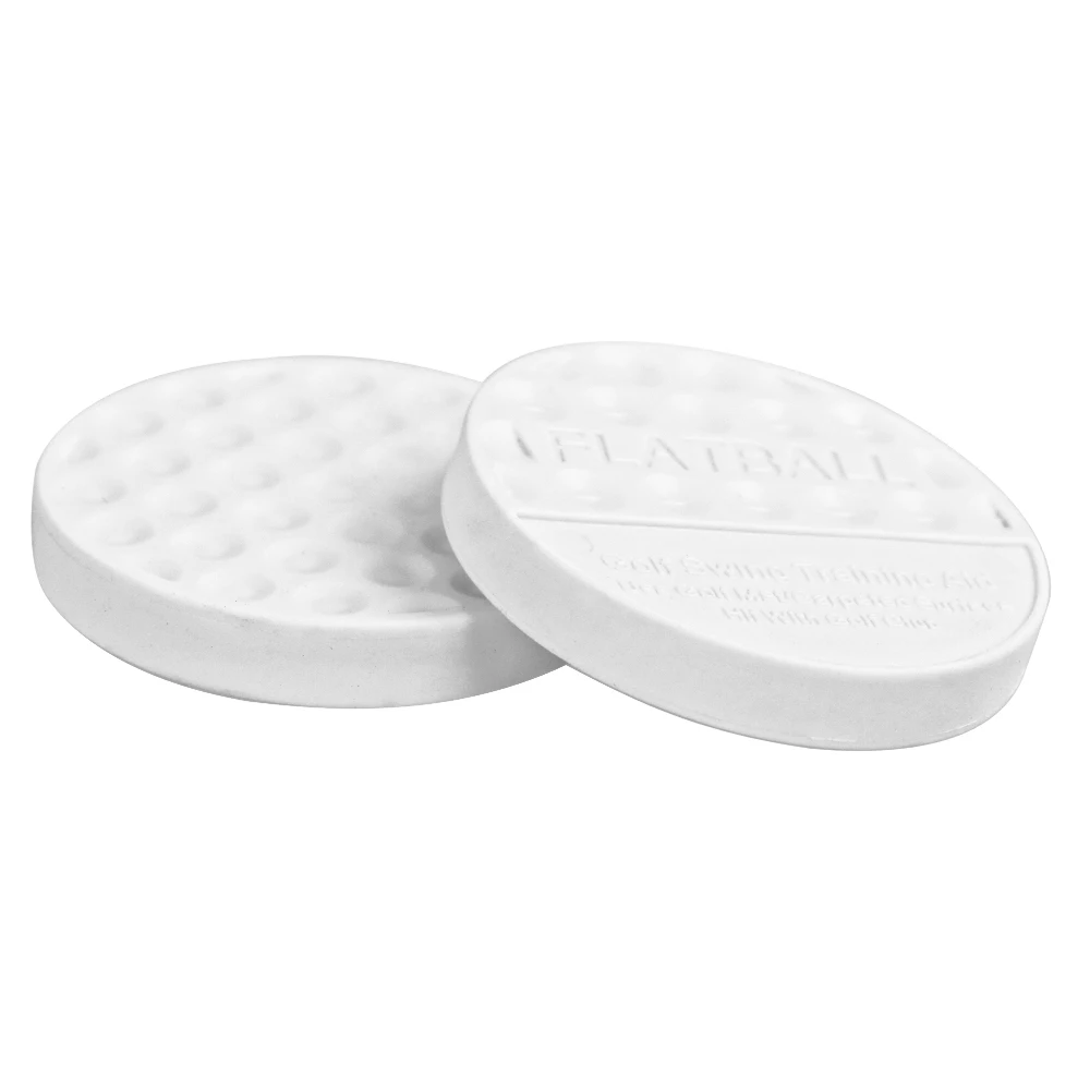 

1pcs Flat Golf Ball, Practice Training Aid, Ultra-Thin Design For Swing Detection, Durable Golf Accessory