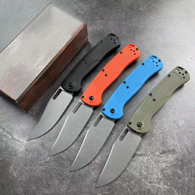 

Paodin BM15535 Pocket Folding Knife CPM154 Blade Nylon Fiber Handle Tactical Rescue Hunting Camping EDC Survival Tool Knives