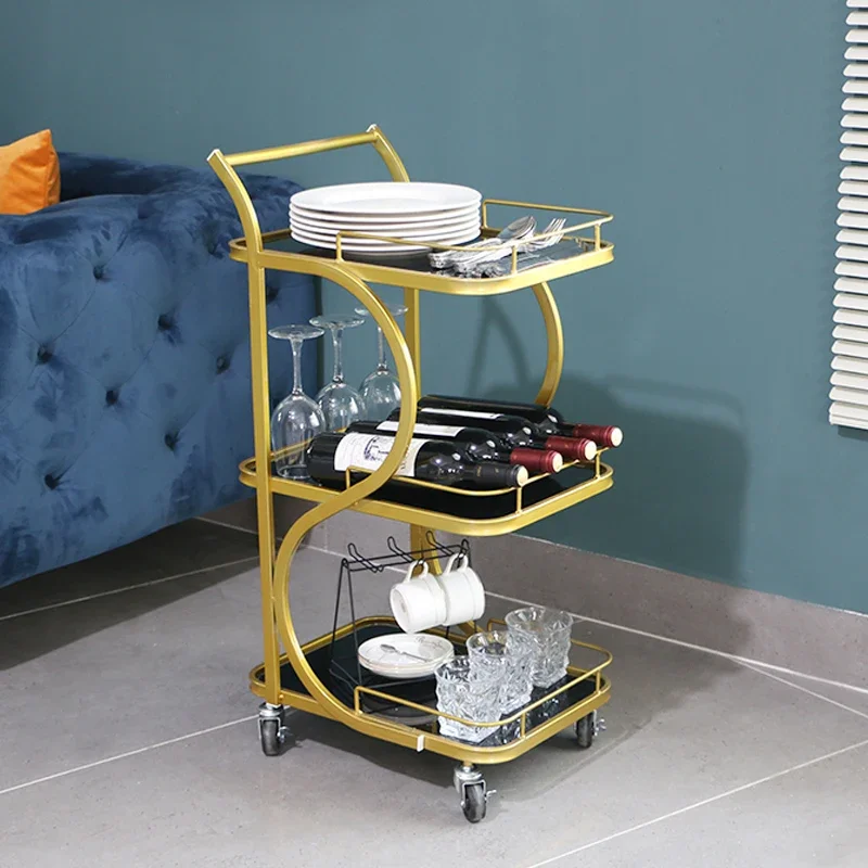 Designers Beauty Salon Rolling Cart Barber Shop Drawers Storage Creativity Salon Trolley Utility  Salon Furniture Carrinho FYST