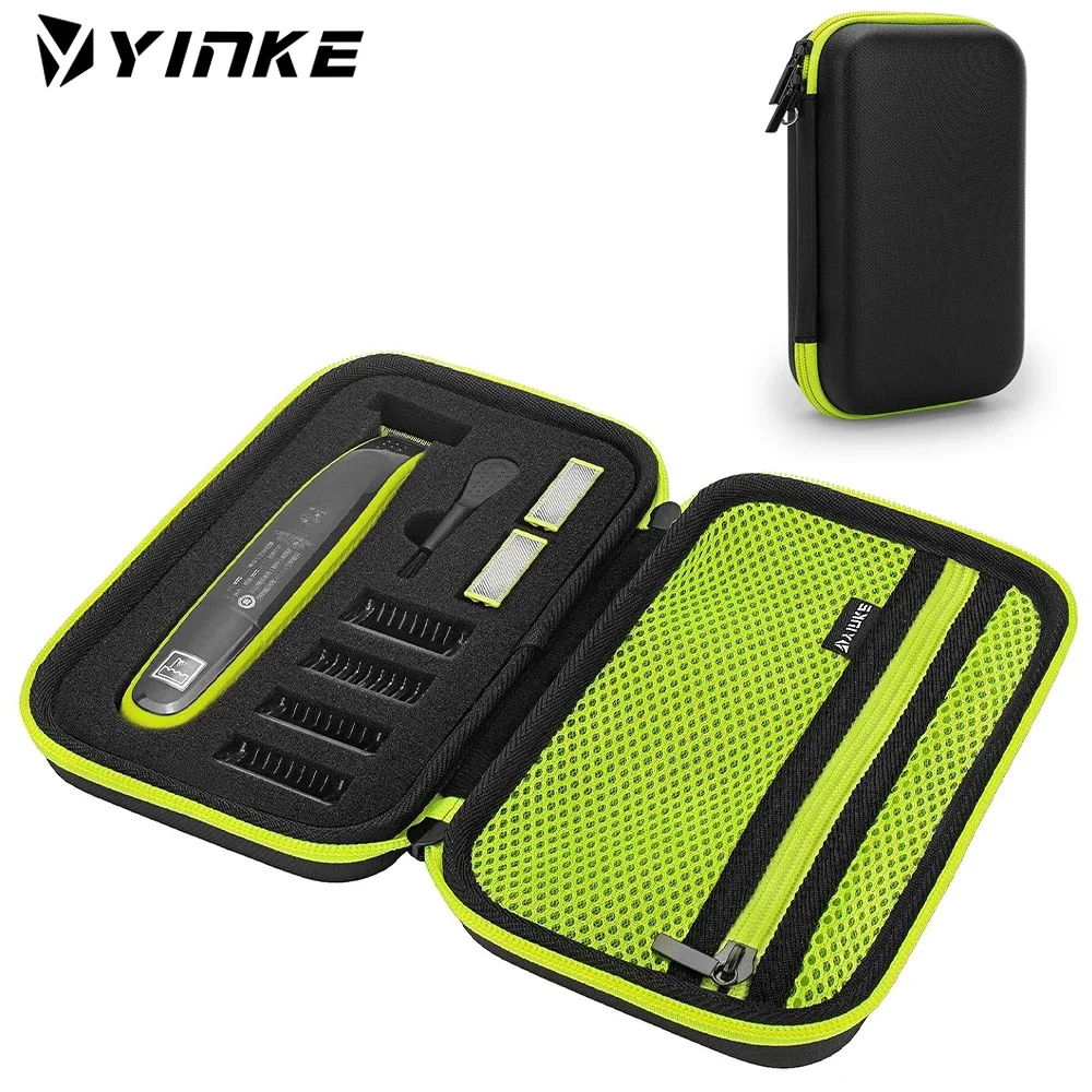 Yinke EVA Hard Case voor Philips One Blade QP2520 QP2530 QP2620 QP2630 Scheerapparaat Reizen Draagtas Beschermhoes Opbergtas