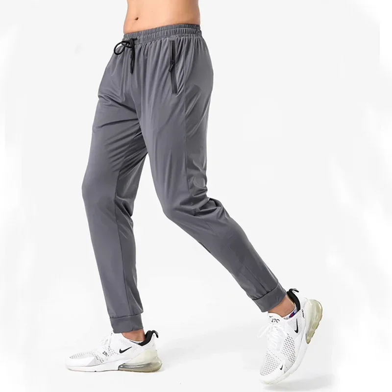 Männer Sport Laufhose Zipper Athletische Fußball Fußball Training Elastizität Legging Jogging Gym Hose