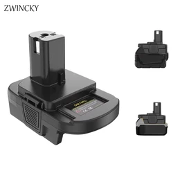 ZWINCKY Batterij Converter Adapter Voor Dewalt, Voor Milwaukee, 18V 20V Naar Voor RYOBI, 18V Lithium & Ni-NH & Ni-CD Batterij Voor P108 P105