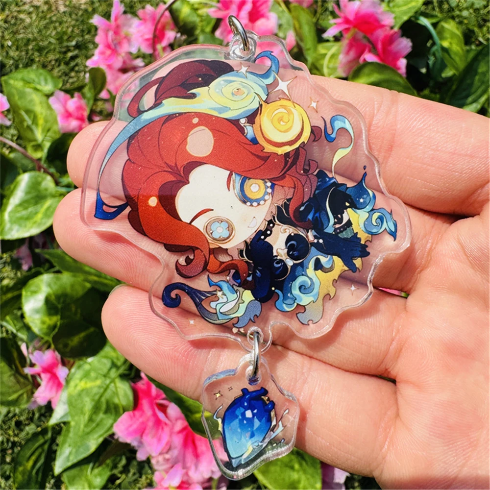 Spiel Identität VFrederick Kreiburg Emma Woods Wendy Ford Cosplay Kostüm Schlüsselbund Abzeichen Zubehör Schlüsselanhänger Anhänger Prop