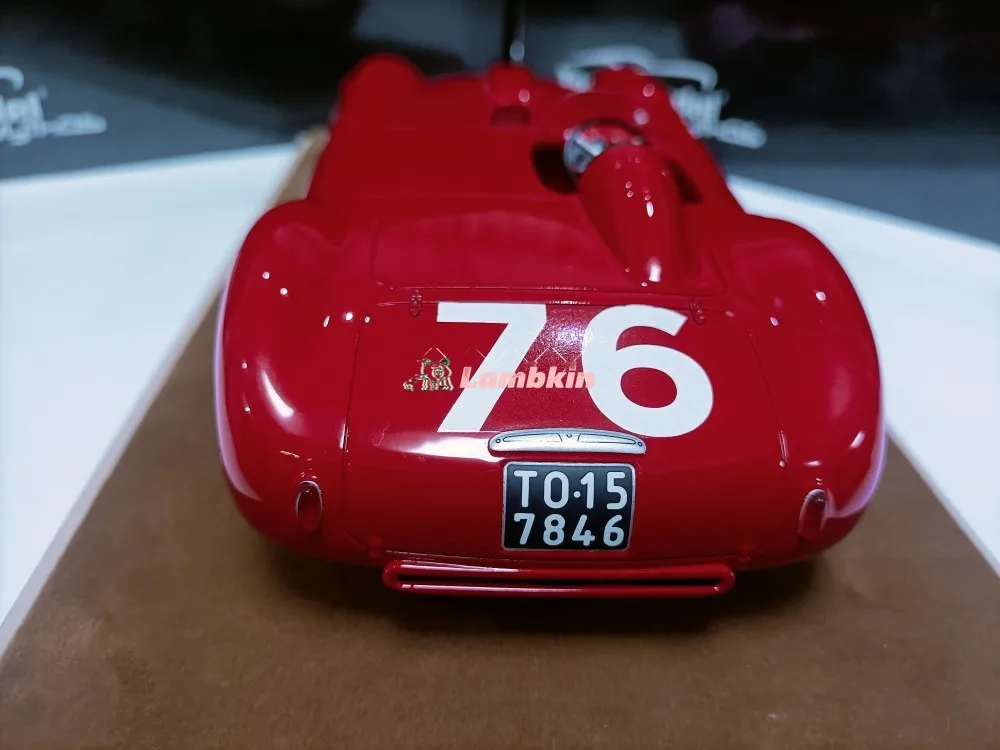 تكنوموديل 1/18 لانسيا D24 #   76 فانجيو نموذج سيارة رالي من الراتنج غير قابل للفتح #3