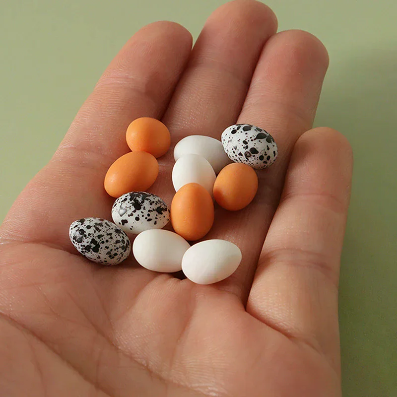 Plateau à œufs Miniature pour maison de poupée, modèle de boîte à œufs, cuisine, œufs, décoration alimentaire, maison de poupées, accessoires de décoration de scène de vie, 1/12