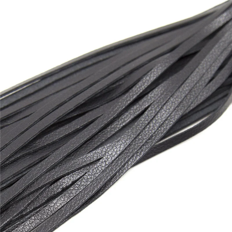 3 Colors High Quality Pu Leather Pimp Whips Racing Riding Crop Party Flogger Hand Cuff Queen Black Horse Riding Whip Length 46cm