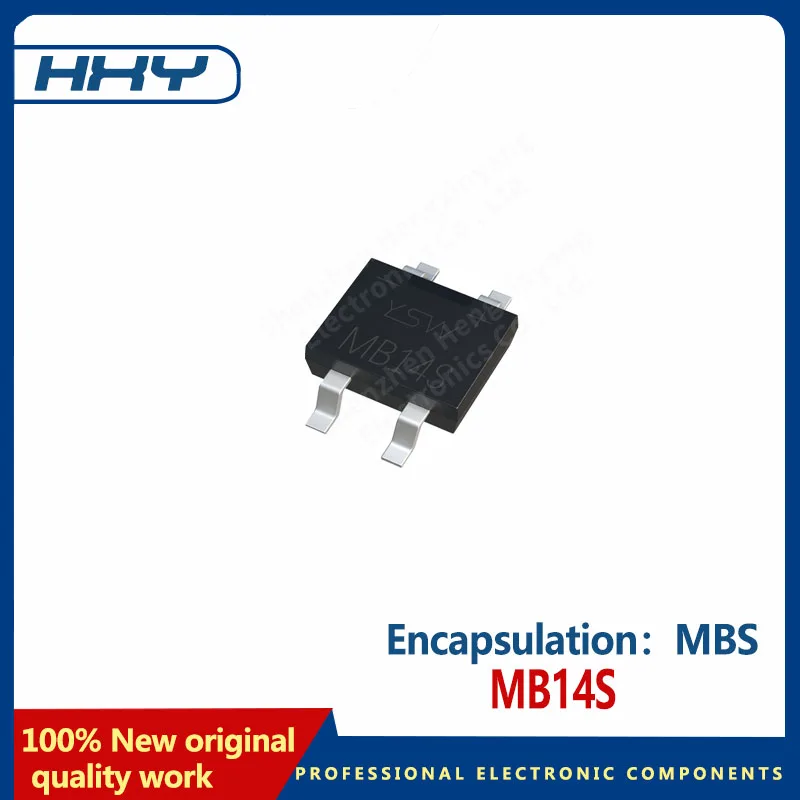 10PCS  MB14S MBS package 1A40V Schottky rectifier bridge stack