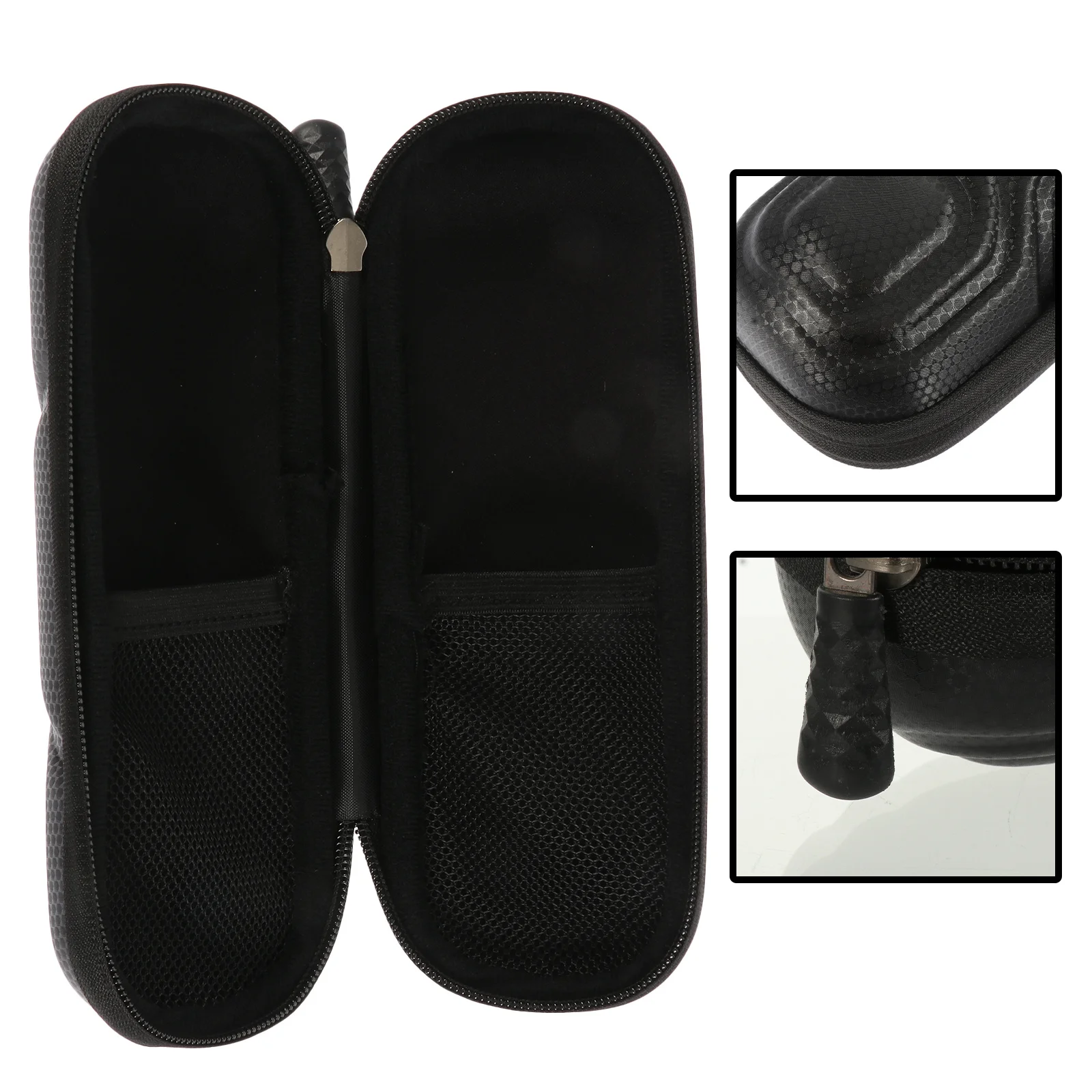 

Bike Kettle Bag PU Hard Shell Waterproof Cycling Storage Pouch Outdoor Organizer Large Capacity Zipper