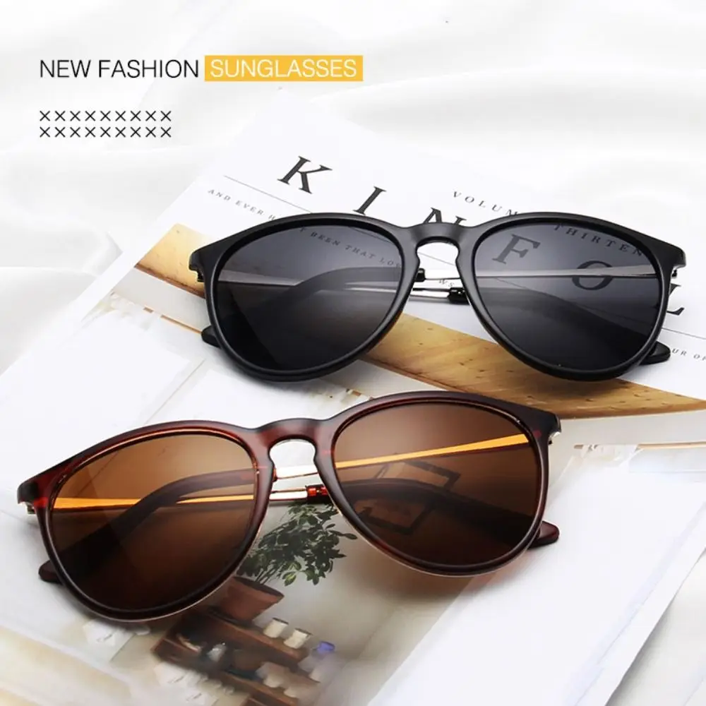 Gafas de sol con montura de PC Punk, fotos de calle, actividades al aire libre, gafas de conducción, gafas protectoras solares de tonos negros para mujer y hombre