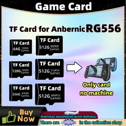 Game Card For Anbernic RG556 Memory Card SD Card TF Card Retro Games PS2 PSP PS1 3DS Android Handheld Gaming Console 512G Gift