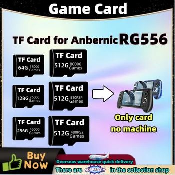 Anbernic RG556 Memory Card Game Card SD Card TF Card Retro Games for PS2 PSP PS1 3DS Android Handheld Game Console 512G Gift