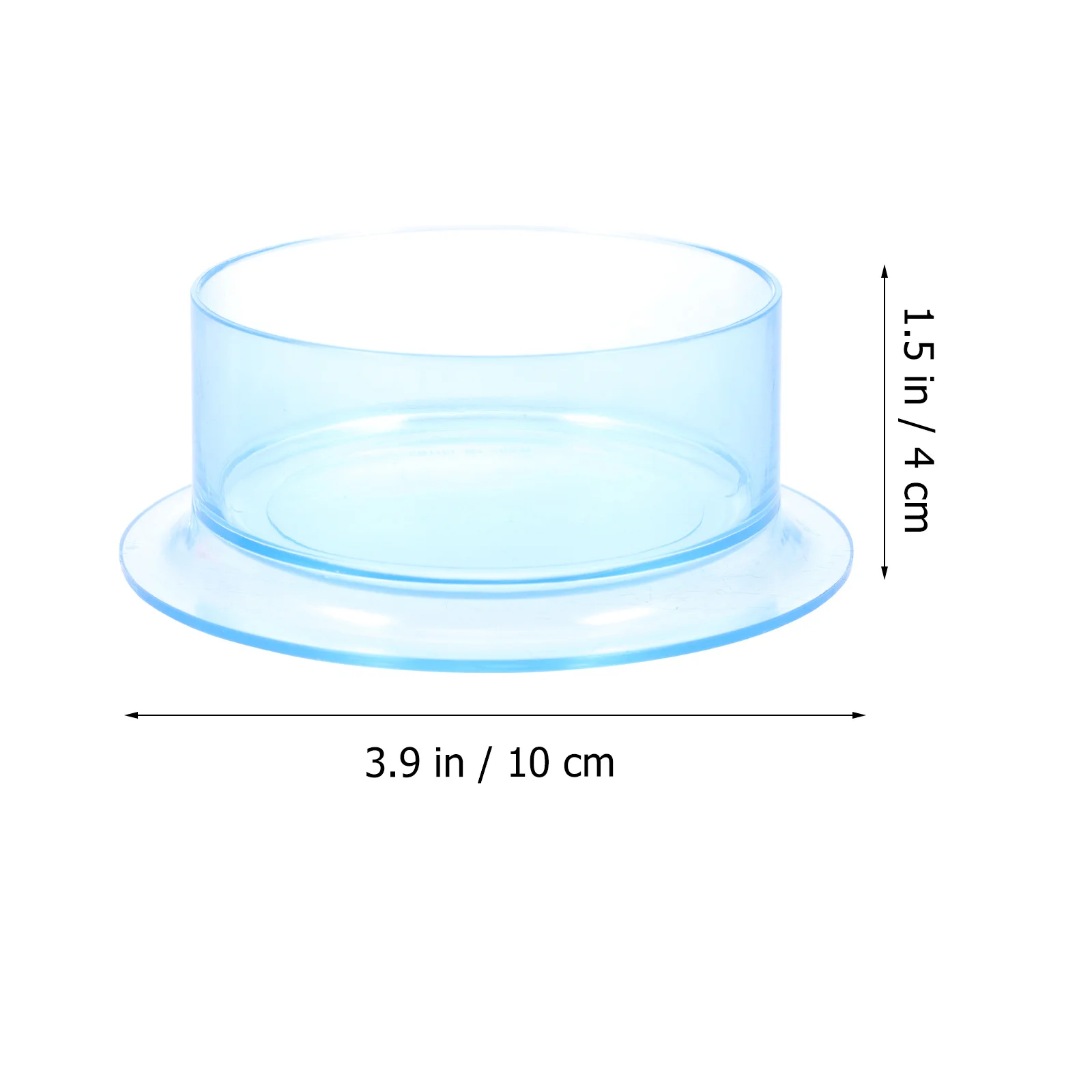 

2Pcs Spill-Proof Pet Feeding Bowl Plastic Pet Water Dish for Hamster Reptile Small Pets Stable Non-Slip Food Container