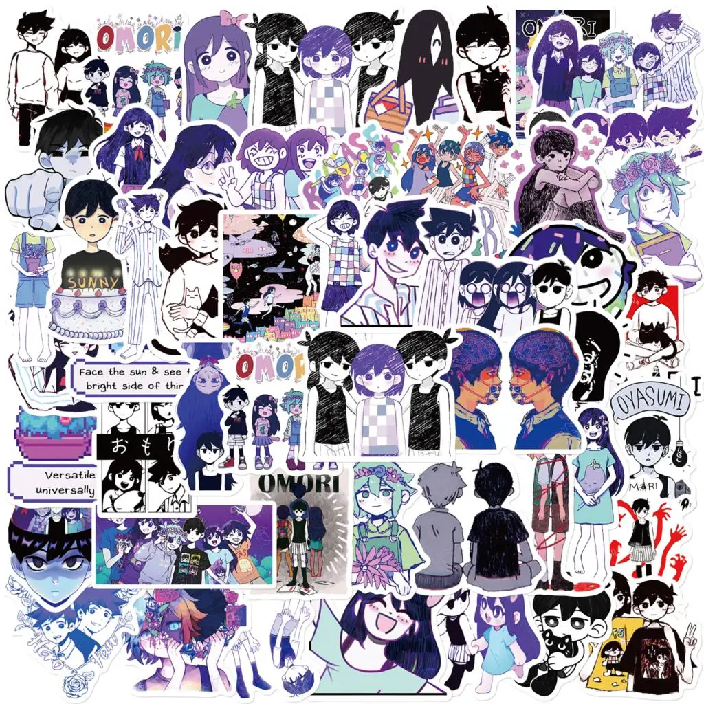 10/50PCS Game Omori Stickers Anime Decal Waterproof Graffiti DIY Skateboard Motorcycle Laptop Cartoon Sticker Toy Wholesale