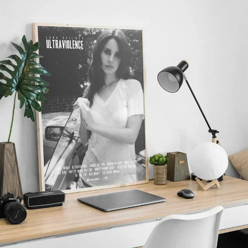 Lana Del Rey Hot Music Album Poster CRap Hip Hop Canvas Painting Posters and Prints Wall Art Picture For Living Room Decoration