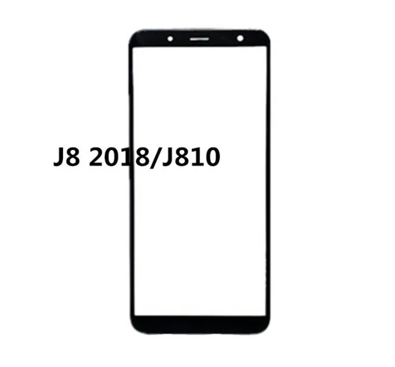 Front Touch Screen Glass + OCA For Samsung Galaxy J2 J3 J4 J6 J5 J7 J8  Core Prime Pro Plus Nxt 2016 2017 2018 Repair Parts