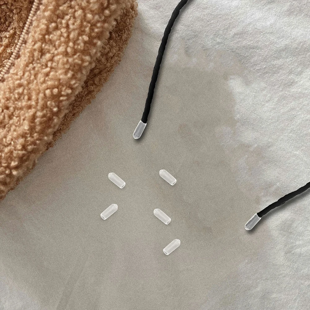 

200Pcs Hair Hoop End Caps Rubber Headband Tips DIY Replacement Covers Comfortable Fit for Creative Hairstyling