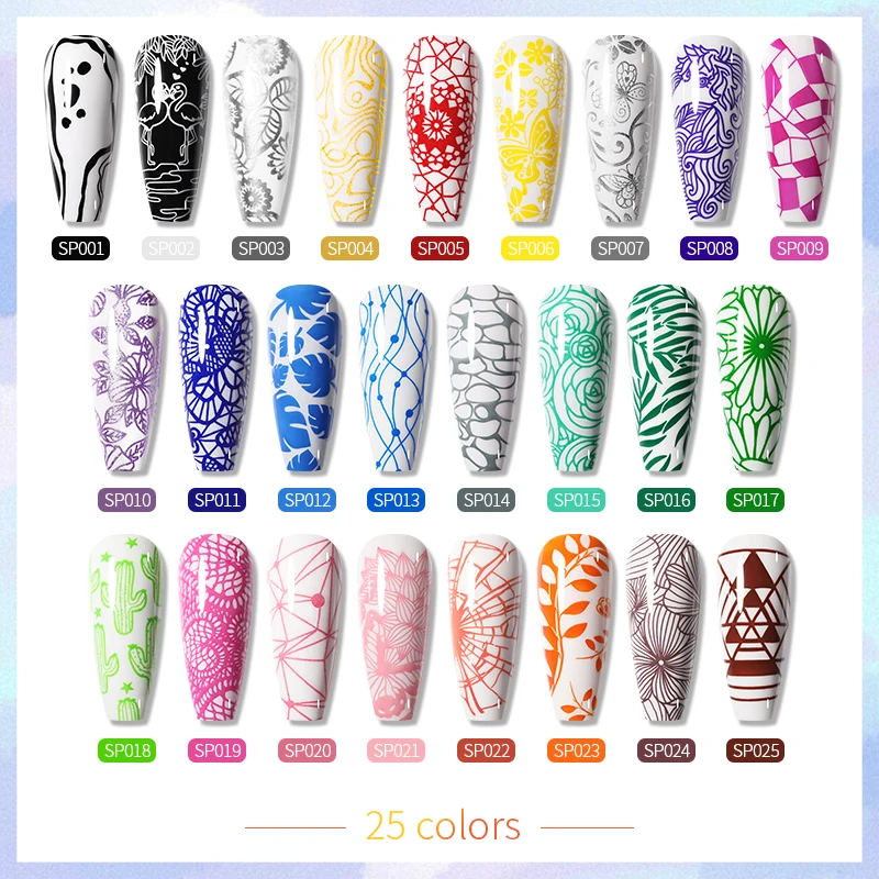 BORN PRETTY Nail Printing Stamping Polish 10ml For Stamping Plates Nail Art Printing Varnish For Stamping Plate All Season