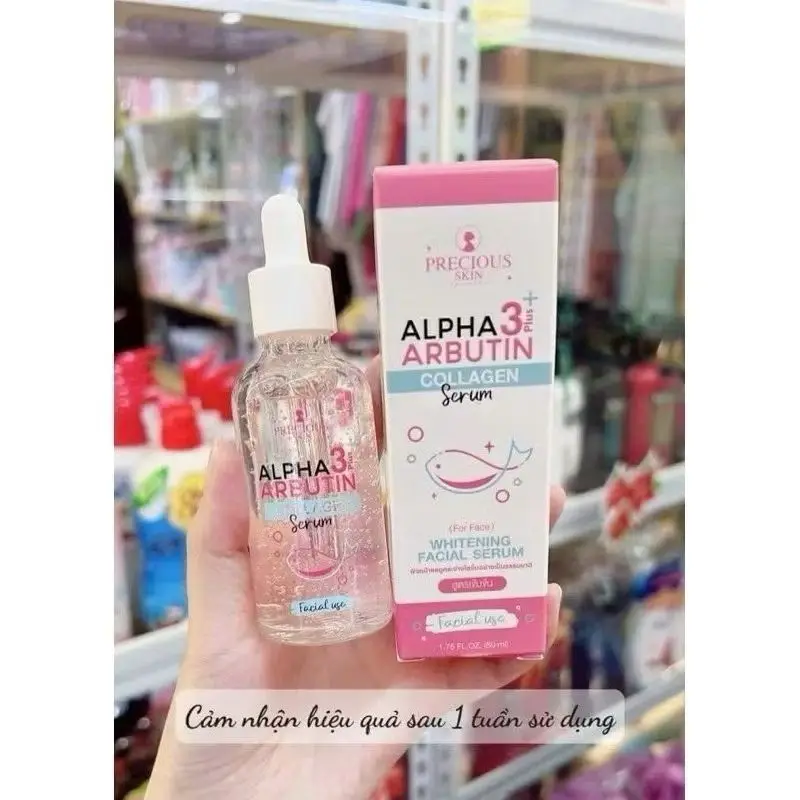 Alpha Arbutin Serum Brightening Toner Fade Dark Spots Acne Scars Even Skin Tone 2in1 Whitening Essence with Collagen