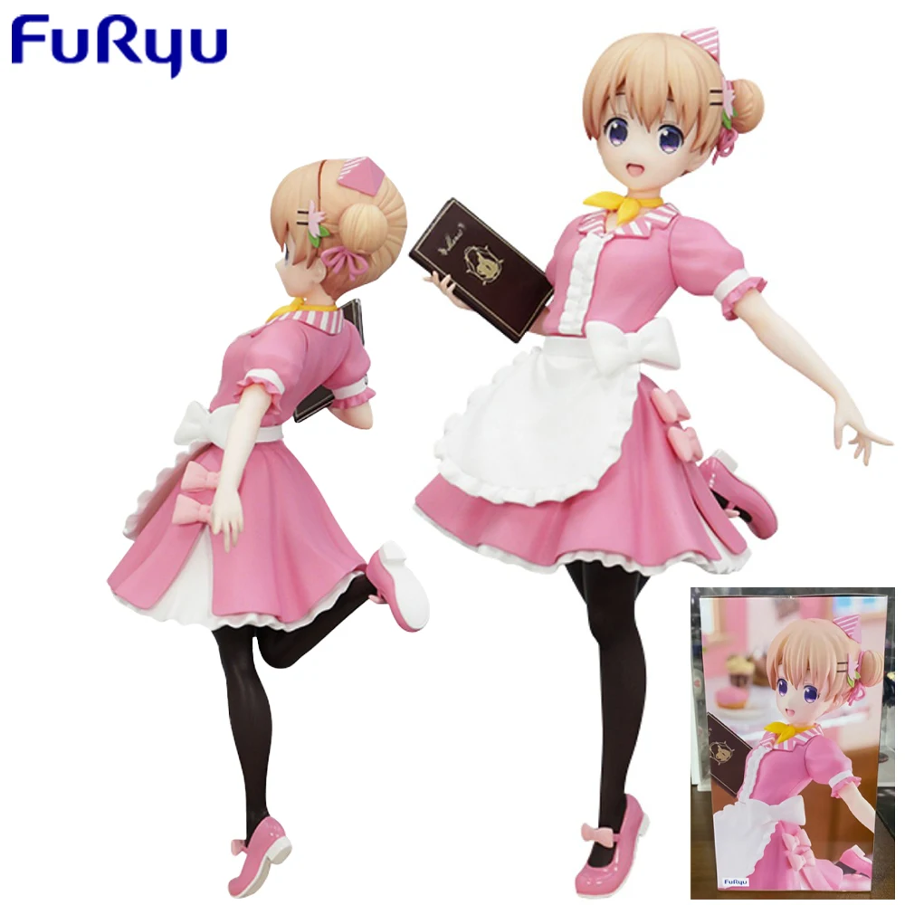 

In Stock Original FuRyub Trio-Try-iT Figure Gochuumon Wa Usagi Desu Ka Bloom Hoto Kokoa Anime Figure Action Figure Garage Kit