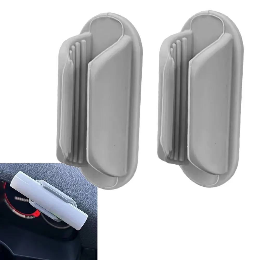 

2Pcs No Melt Car Lip Balm Holder Anti-fall Expandable Silicone Holder for Chapstick Multipurpose Space Saving