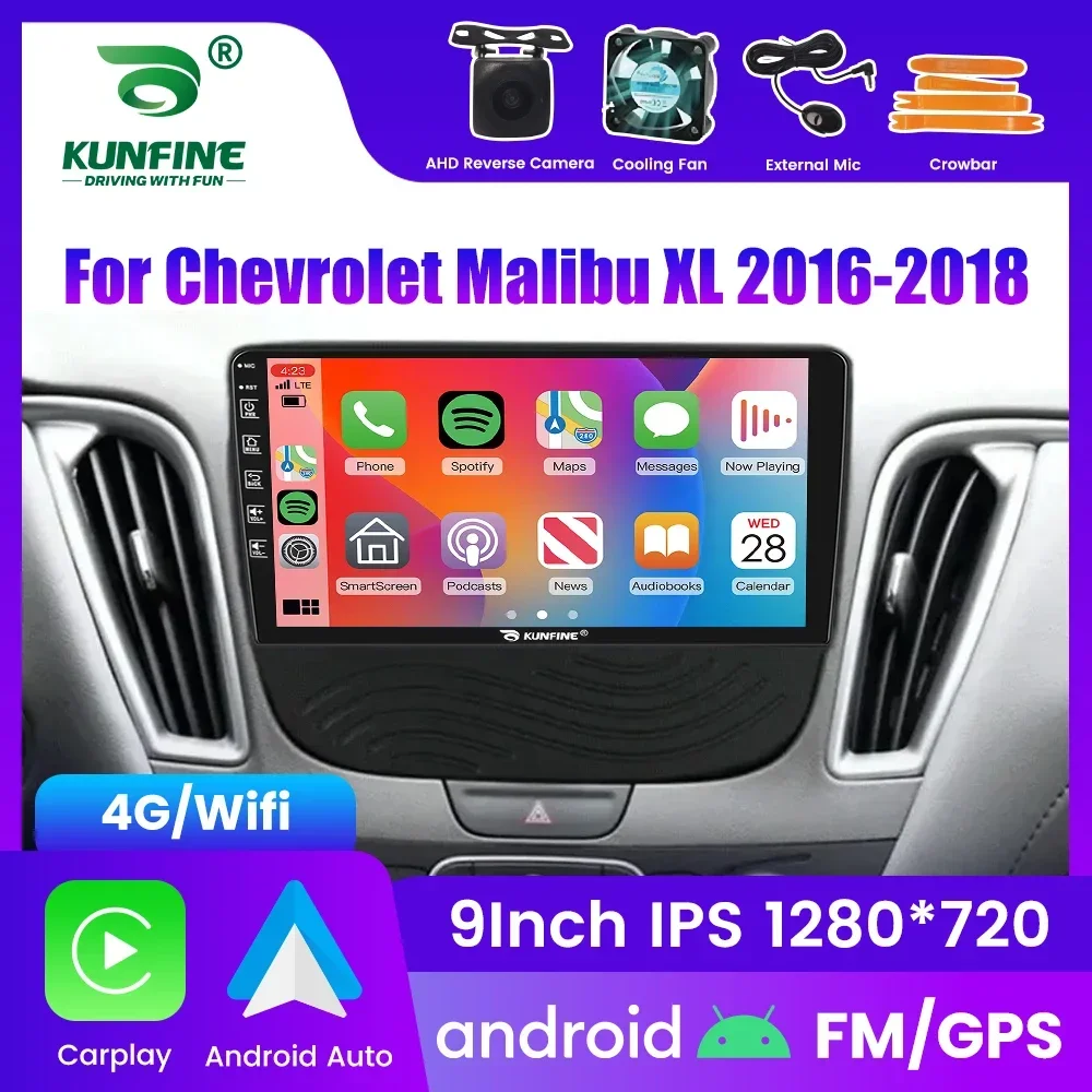 

2Din Android Car Radio For Chevrolet Malibu XL 2016-2018 Multimedia Video Player GPS Navigation Stereo Audio Head Unit Carplay