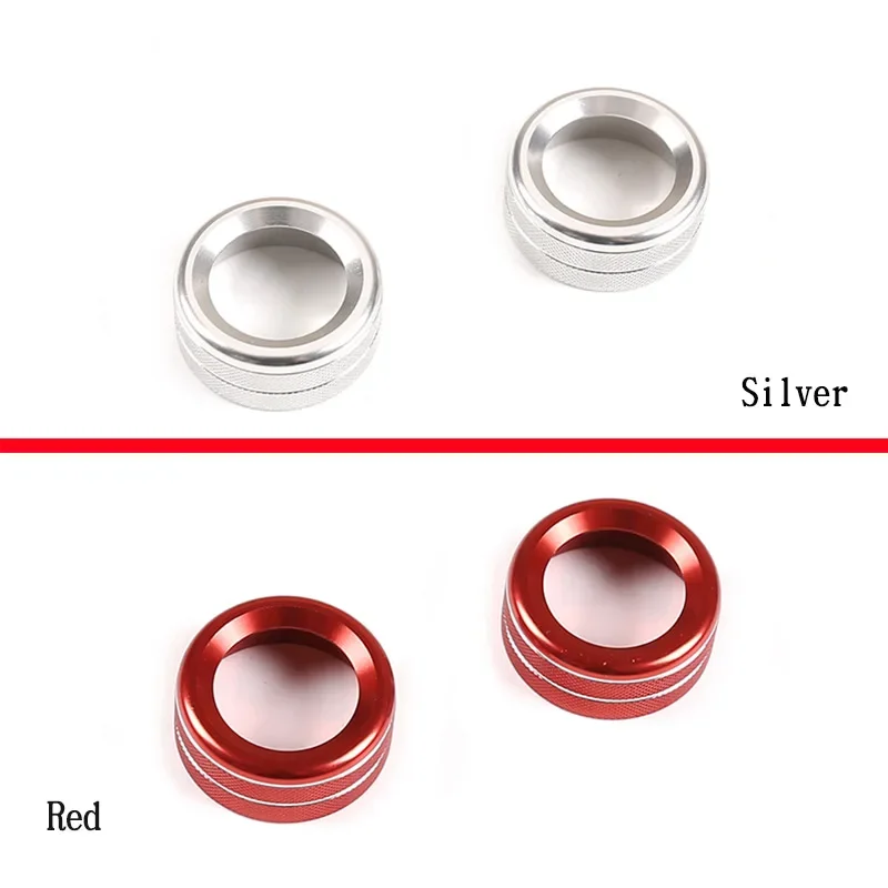 For Mercedes-Benz Smart 16-21 aluminum alloy Car Audio Volume Control Button Knob Cover Trim Car Accessories (No Screen Version)