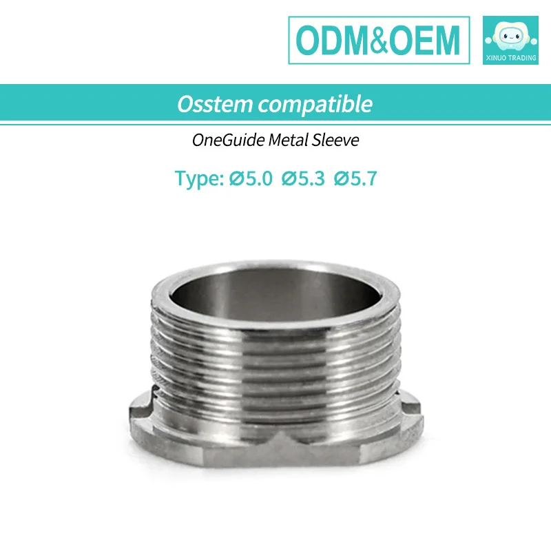For Osstem TS One Guide Dental Metal Sleeve Titanium Grade 5 Surgical Guide Sleeve for TS System Factory Stock Fast Shipping