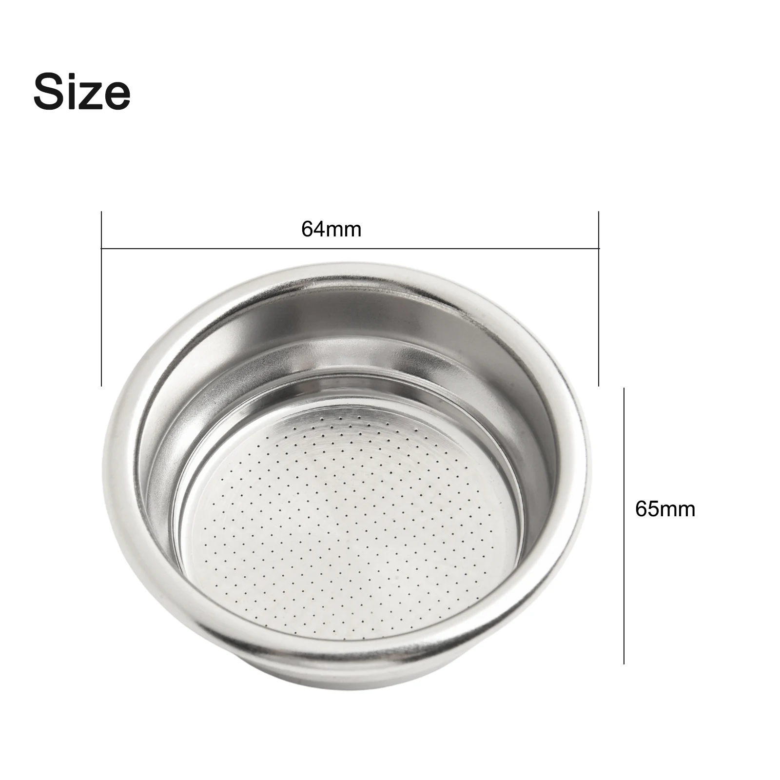 Удобная корзина для фильтра для кофе Mm Кофемашина Эффективная корзина для фильтра Высококачественная корзина для фильтра для кофе Mm