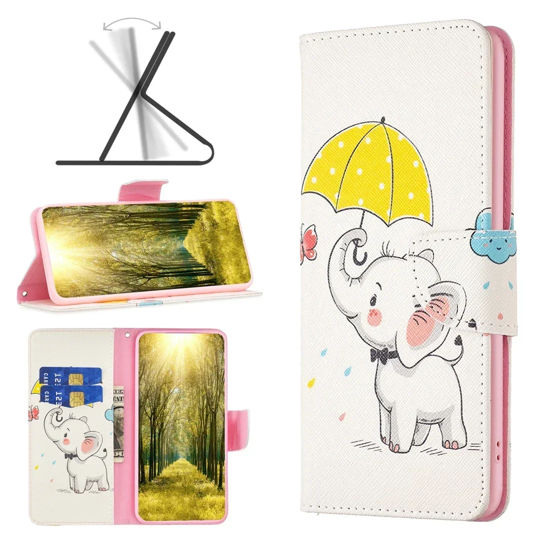 Funda magnética de cuero para Xiaomi, carcasa anticaída con tapa para teléfono Xiaomi CC9 Pro, Note10, Civic 3, 5G/4G, Redmi12C, POCO C55, F3, F5, M3, M4, X3