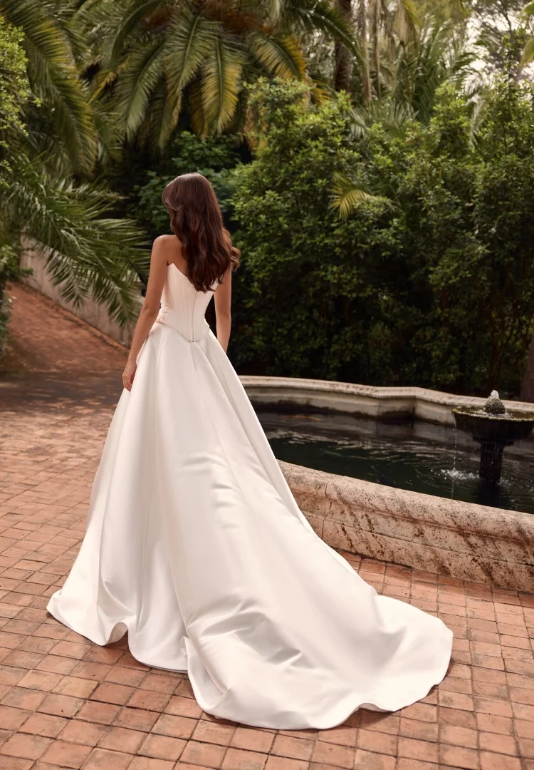 Vestido De Noiva Minimalistas Vestidos Elegantes 2026 Branco Civil Wedding Guest Dresses Novias Tendencias Cetim Con Corset Boda