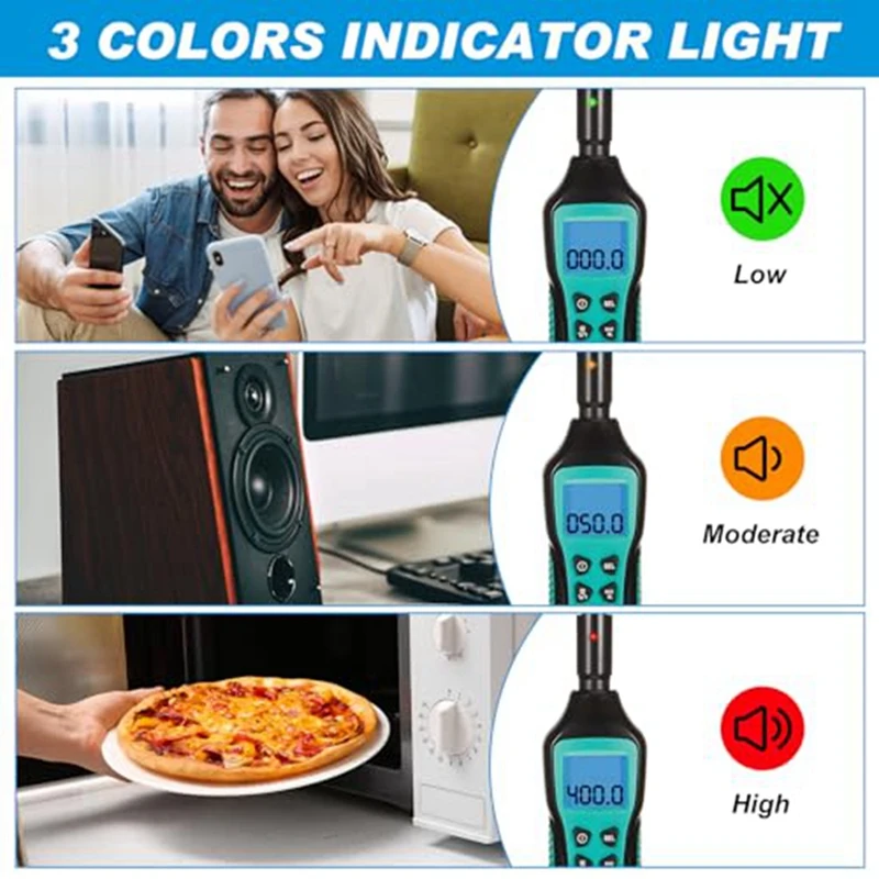 Mastfuyi-Kit Equipamento de Caça Fantasma, Sensor EMF, Detector Tester, Adivinhação Rod, Interior e Exterior, 3 em 1