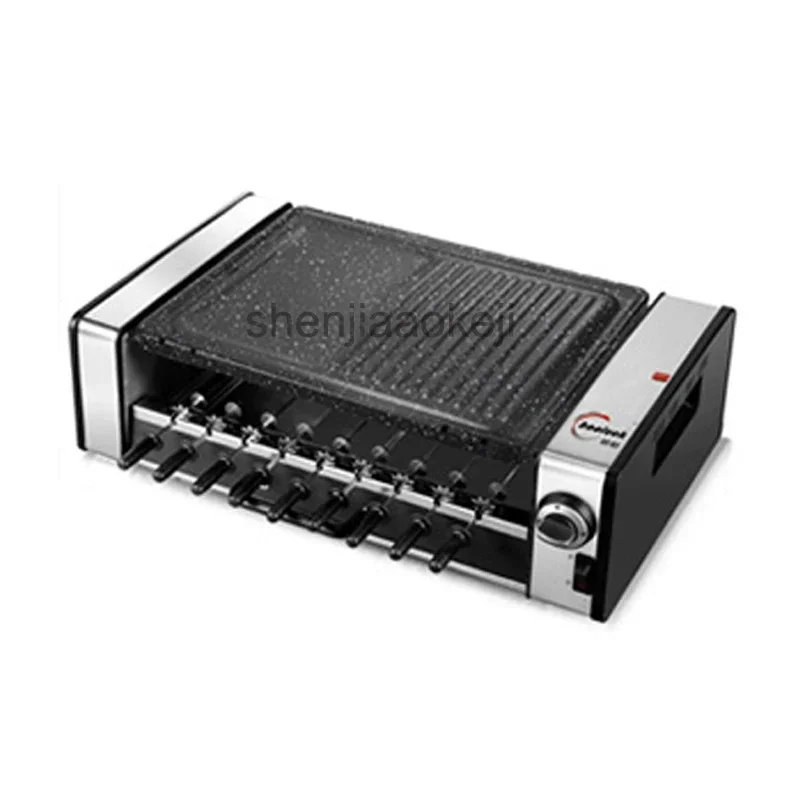 Household 220v Household No-smoke Barbecue Pits Korean Commercial Automatic Electric Barbecue Machine Non-stick Electric Grills