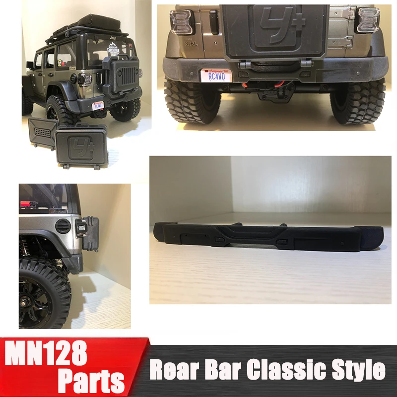 Części zamienne do samochodów RC MN MN128 Tylna belka w stylu klasycznym