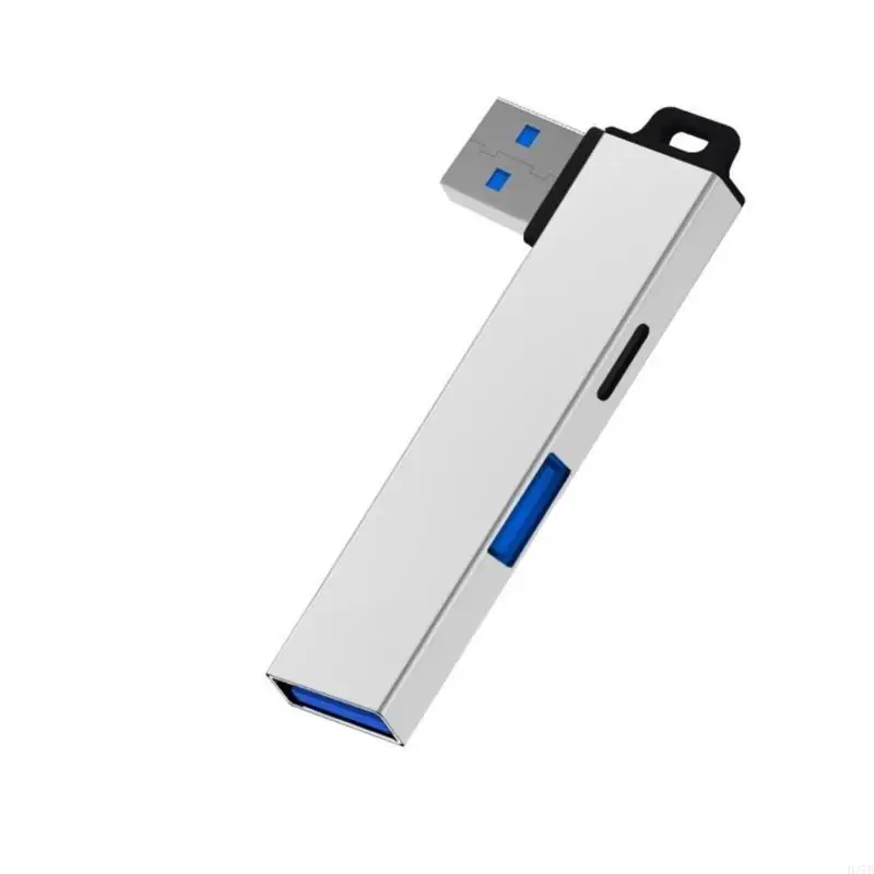 H37B Travel Friendly USB3.0 HUB USB3.0 Type C Hub с портом 2USB для улучшения использования адаптер алюминиевой оболочки