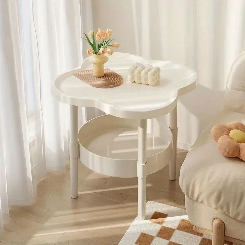 Durable coffee table bedroom side table bedside table modern simple small tea table multifunctional storage shelf small desk