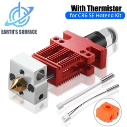 3D Printer Parts CR6 SE All Metal Hotend Kits J-head Assembled Print Head Break Heater Thermistor for Ender 3 CR6 SE CR5 Pro