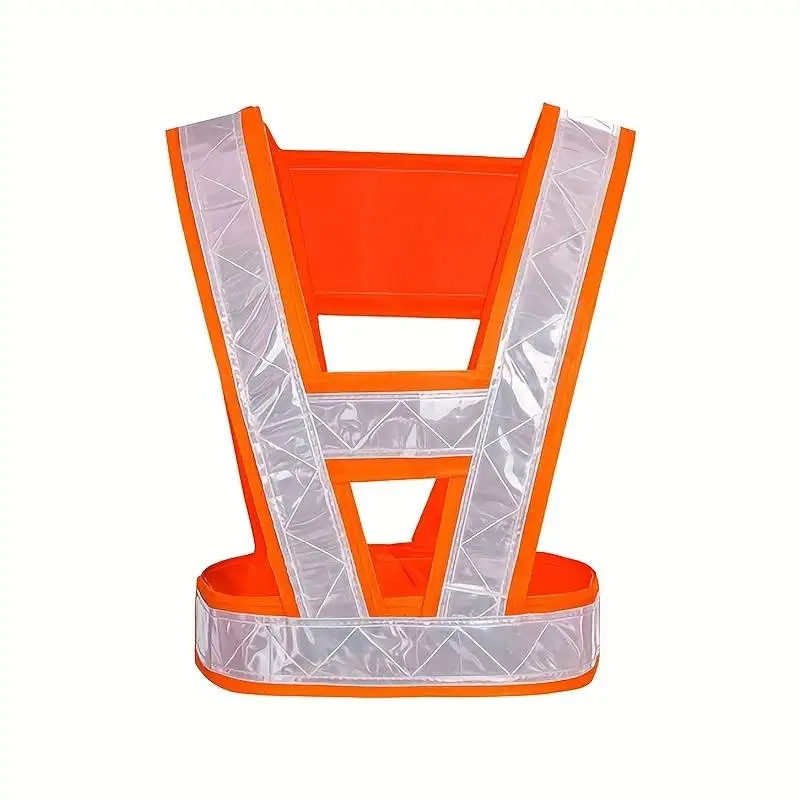 Reflective V shape Safety Vests , High Visibility Vests For Men And Women, Breathable Reflective Safety Vests For Outdoor Runnin