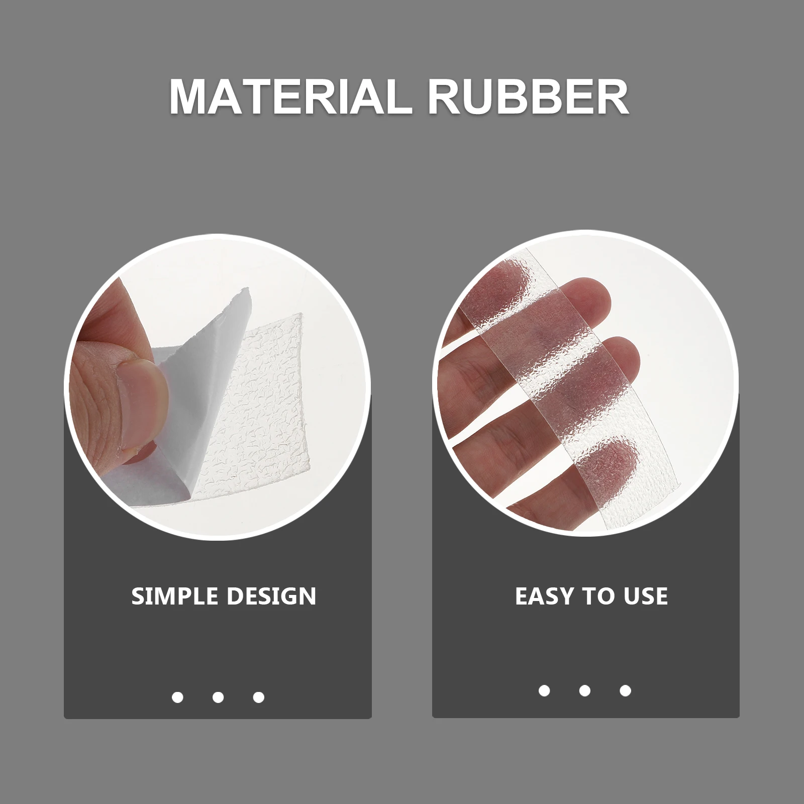 

2Pcs Transparent Anti Slip Strips Bathroom Floor Stickers Self Adhesive Non Skid Tape for Bathtub Bathroom Anti-Slip Stickers