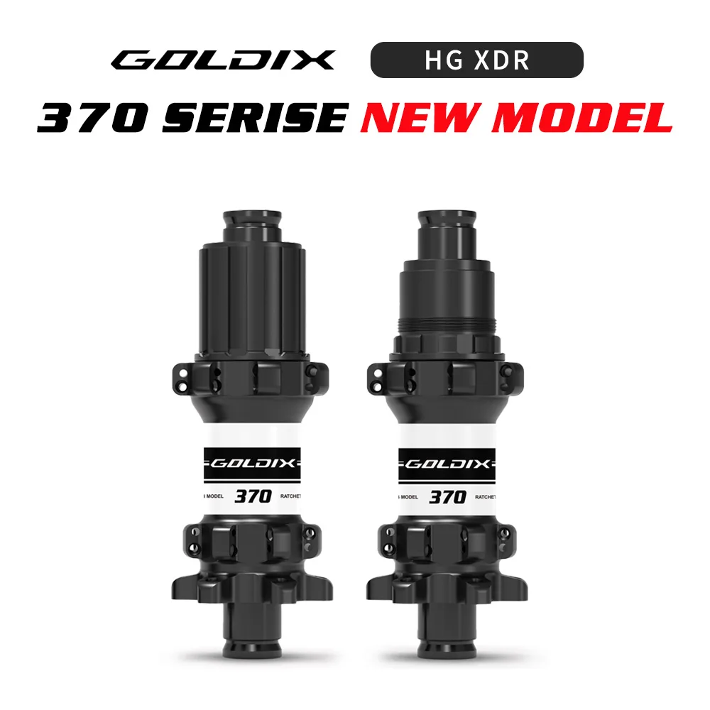 

GOLDIX R370 Road Hub 6-bolt Disc 24/28 Hole Ratchet 36T Straight Hub Gravel Bicycle for Shimano11 Speed SRAM