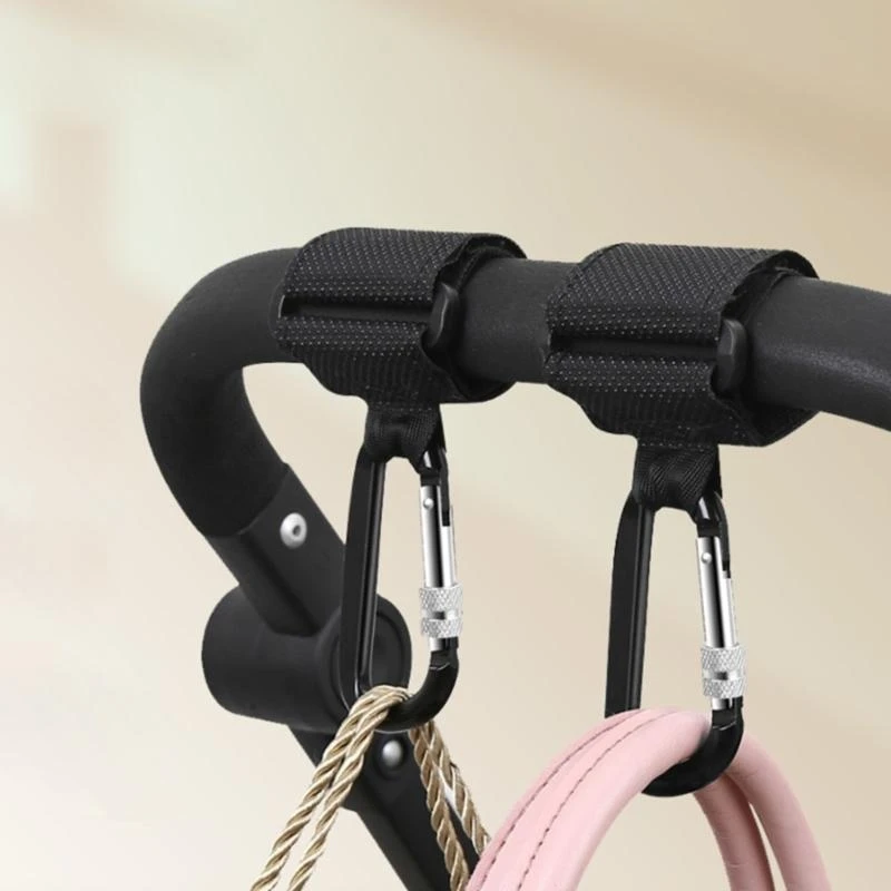 

Hand Hook Practical Carabiner Hook for Strollers Walkers & Outdoor Activity